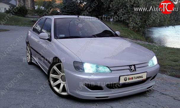 23 969 р. Передний бампер ВМВ Peugeot 406 8B седан рестайлинг (1999-2004)  с доставкой в г. Керчь