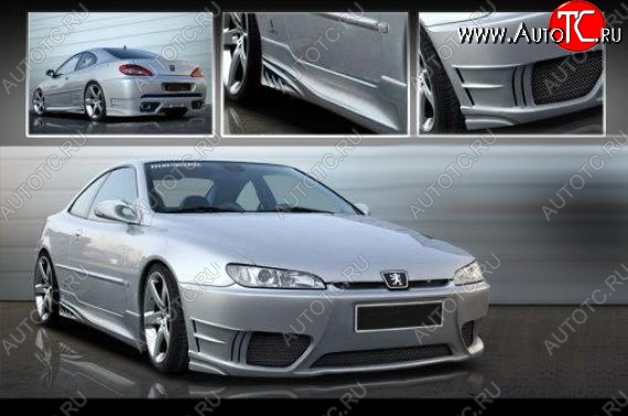 22 899 р. Передний бампер COUPE R1 Peugeot 406 8B седан рестайлинг (1999-2004)  с доставкой в г. Керчь