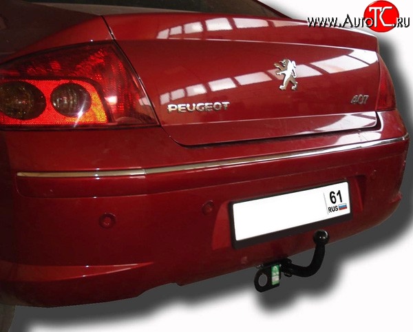5 299 р. Фаркоп Лидер Плюс Peugeot 407 седан (2004-2010) (Без электропакета)  с доставкой в г. Керчь