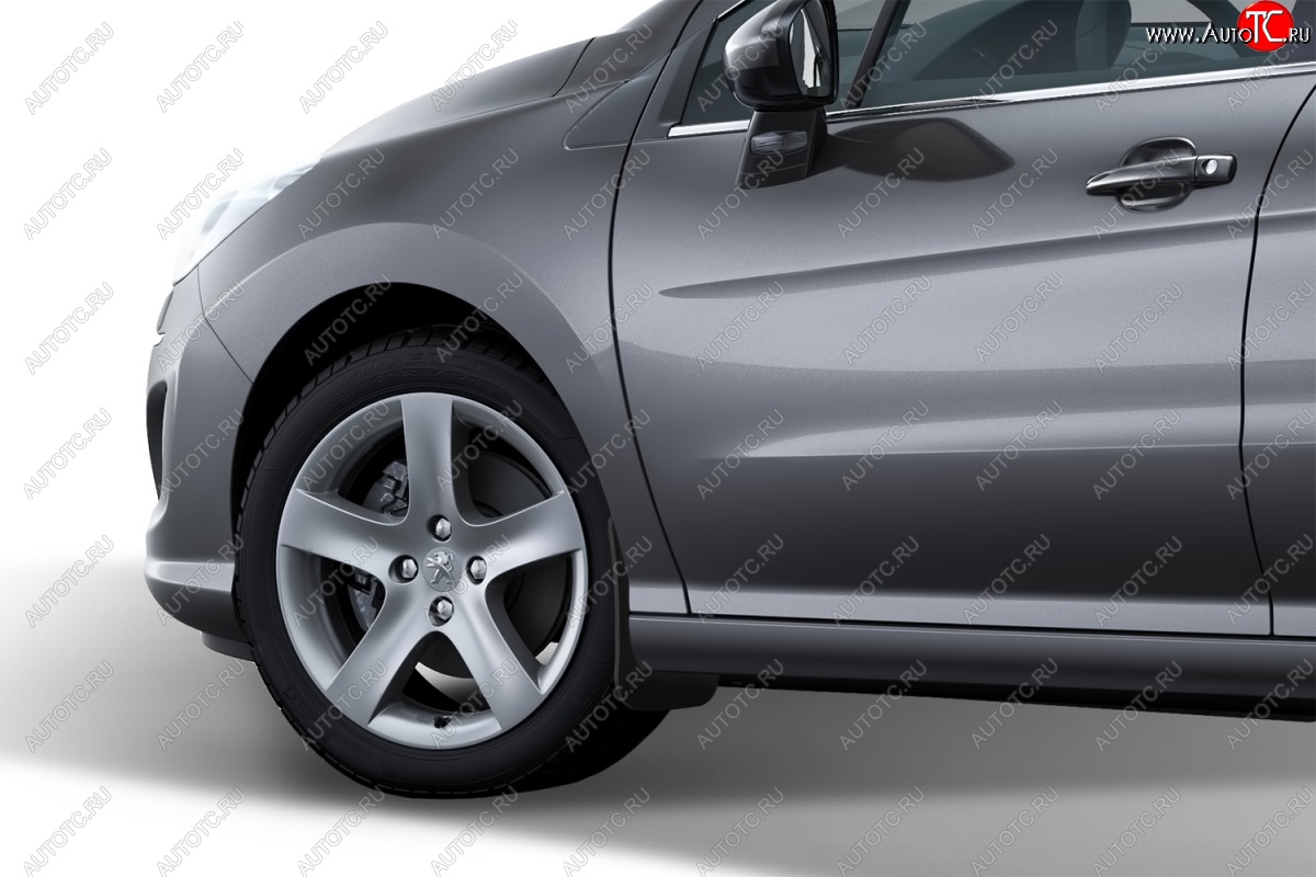 4 799 р. Передние брызговики Frosch Peugeot 408  дорестайлинг (2010-2017)  с доставкой в г. Керчь