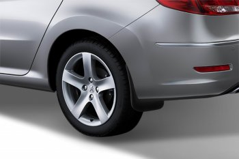 4 799 р. Задние брызговики Frosch Peugeot 408  дорестайлинг (2010-2017)  с доставкой в г. Керчь. Увеличить фотографию 2
