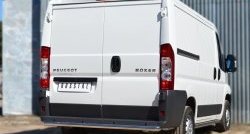 79 999 р. Защита порогов из круглой трубы диаметром 63 мм L1H1 (рестайлинг) Russtal Peugeot Boxer 250 (2006-2014) (Защита порогов с заглушками на торцах (вариант 2))  с доставкой в г. Керчь. Увеличить фотографию 6