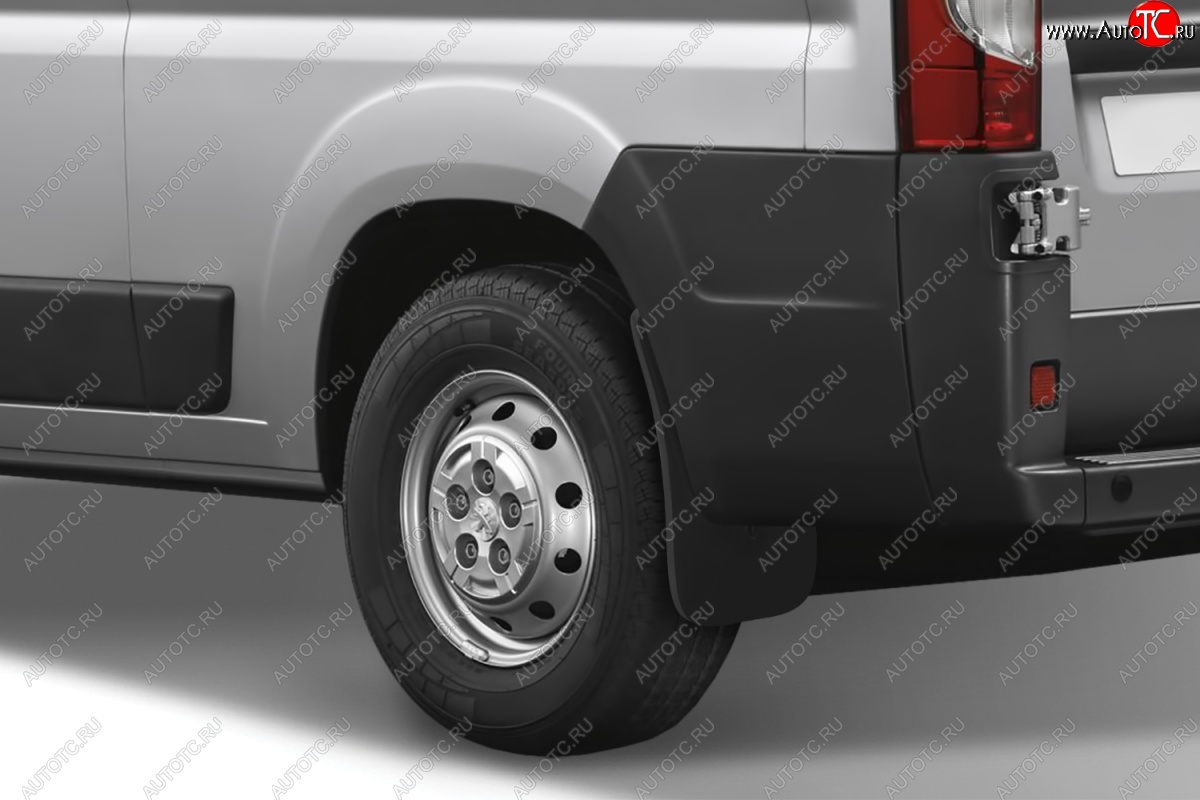4 799 р. Брызговики Frosch Peugeot Boxer 250 (2006-2014) (Задние (без расширителей арок))  с доставкой в г. Керчь