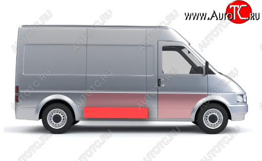 1 489 р. Правая средняя нижняя боковая панель (ремонтная) Wisentbull CITROEN Jumper 230 (1994-2002)  с доставкой в г. Керчь