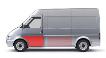 1 189 р. Панель левой двери (ремонтная) Wisentbull Fiat Ducato 244 (2002-2012)  с доставкой в г. Керчь. Увеличить фотографию 2