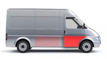 1 189 р. Панель правой двери (ремонтная) Wisentbull Fiat Ducato 244 (2002-2012)  с доставкой в г. Керчь. Увеличить фотографию 2