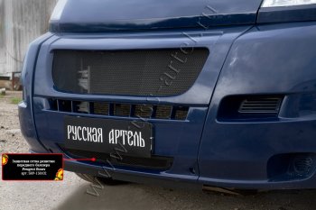 1 479 р. Защитная сетка решетки переднего бампера RA Peugeot Boxer 250 (2006-2014)  с доставкой в г. Керчь. Увеличить фотографию 2