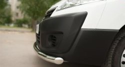 18 299 р. Одинарная защита переднего бампера из трубы диаметром 63 мм SLITKOFF  Peugeot Expert  G9 (2007-2017) минивэн дорестайлинг, цельнометаллический фургон дорестайлинг, минивэн рестайлинг, цельнометаллический фургон рестайлинг  с доставкой в г. Керчь. Увеличить фотографию 3