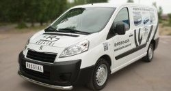 18 299 р. Одинарная защита переднего бампера из трубы диаметром 63 мм SLITKOFF  Peugeot Expert  G9 (2007-2017) минивэн дорестайлинг, цельнометаллический фургон дорестайлинг, минивэн рестайлинг, цельнометаллический фургон рестайлинг  с доставкой в г. Керчь. Увеличить фотографию 4