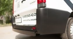 4 999 р. Одинарная защита заднего бампера из прямоугольной трубы 80x40 мм SLITKOFF Peugeot Expert G9 минивэн дорестайлинг (2007-2013)  с доставкой в г. Керчь. Увеличить фотографию 3