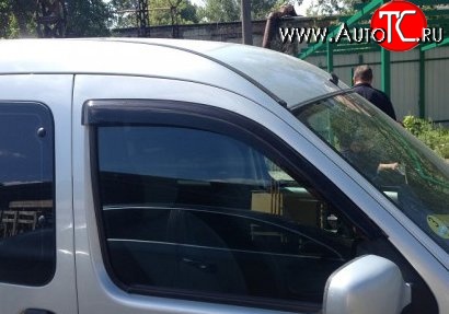 999 р. Комплект дефлекторов окон (ветровиков) 2 шт. (3 двери) Russtal Peugeot Partner M49/M59 рестайлинг (2002-2008)  с доставкой в г. Керчь