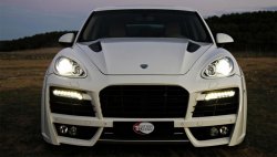 42 299 р. Пластиковый капот TECHART MAGNUM Porsche Cayenne 958 (2010-2014) (Неокрашенный)  с доставкой в г. Керчь. Увеличить фотографию 3
