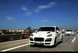 42 299 р. Пластиковый капот TECHART MAGNUM Porsche Cayenne 958 (2010-2014) (Неокрашенный)  с доставкой в г. Керчь. Увеличить фотографию 4