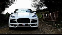42 299 р. Пластиковый капот TECHART MAGNUM Porsche Cayenne 958 (2010-2014) (Неокрашенный)  с доставкой в г. Керчь. Увеличить фотографию 5