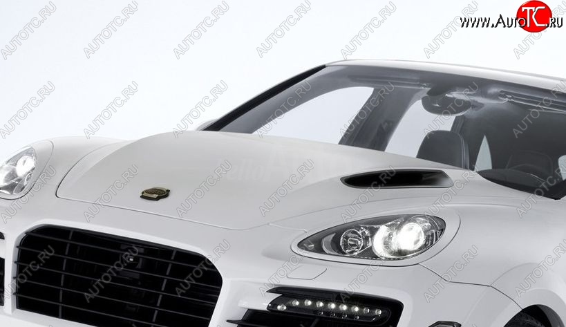 42 299 р. Пластиковый капот TECHART MAGNUM Porsche Cayenne 958 (2010-2014) (Неокрашенный)  с доставкой в г. Керчь