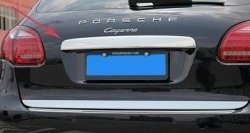 14 399 р. Накладка на крышку багажника СТ Porsche Cayenne 958 (2010-2014)  с доставкой в г. Керчь. Увеличить фотографию 2