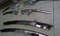 24 849 р. Вставки в передние воздуховоды бампера СТ Porsche Cayenne 958 (2010-2014) (Неокрашенная)  с доставкой в г. Керчь. Увеличить фотографию 2