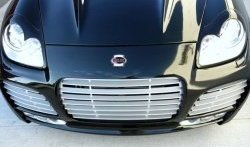 2 999 р. Реснички на фары CT Porsche Cayenne 958 (2010-2014) (Неокрашенные)  с доставкой в г. Керчь. Увеличить фотографию 3