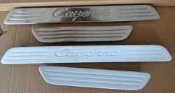 22 699 р. Накладки на порожки автомобиля СТ Porsche Cayenne 958 (2010-2014)  с доставкой в г. Керчь. Увеличить фотографию 3