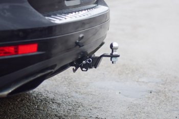 18 069 р. Фаркоп Petroil Tuning (съемный квадрат) Porsche Cayenne 958 (2010-2014) (PCA-02-991122.00)  с доставкой в г. Керчь. Увеличить фотографию 3