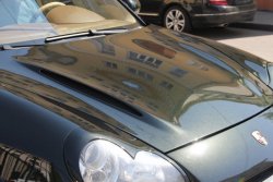 22 499 р. Пластиковый капот ENCO EXCLUSIVE Porsche Cayenne 955 (2002-2006) (Неокрашенный)  с доставкой в г. Керчь. Увеличить фотографию 4