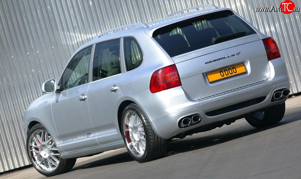 21 499 р. Накладка заднего бампера Gemballa Aero I Porsche Cayenne 955 (2002-2006) (Неокрашенная)  с доставкой в г. Керчь