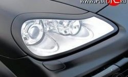 2 299 р. Реснички на фары JE Design  Porsche Cayenne  957 (2007-2010) (Неокрашенные)  с доставкой в г. Керчь. Увеличить фотографию 4