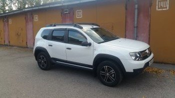 4 069 р. Накладки на двери Petroil Tuning  Renault Duster  HS (2010-2015) дорестайлинг (Тисненый пластик)  с доставкой в г. Керчь. Увеличить фотографию 5