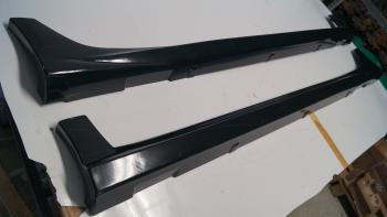 4 949 р. Пороги накладки Mugen Honda Accord 8 CU седан дорестайлинг (2008-2011) (Неокрашенные)  с доставкой в г. Керчь. Увеличить фотографию 12