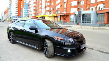 4 949 р. Пороги накладки Mugen Honda Accord 8 CU седан дорестайлинг (2008-2011) (Неокрашенные)  с доставкой в г. Керчь. Увеличить фотографию 7