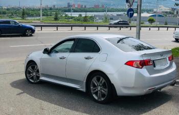 4 949 р. Пороги накладки Mugen Honda Accord 8 CU седан дорестайлинг (2008-2011) (Неокрашенные)  с доставкой в г. Керчь. Увеличить фотографию 8