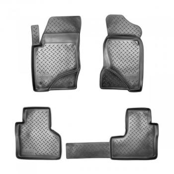Комплект ковриков в салон Norplast Chevrolet Niva  2123 (2009-2020), Лада 2123 (Нива Шевроле) (2009-2021) (Черный)