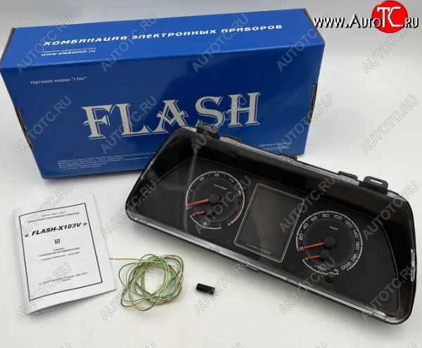 14 899 р. Приборная панель Flash Х103V Лада 2110 седан (1995-2007)  с доставкой в г. Керчь