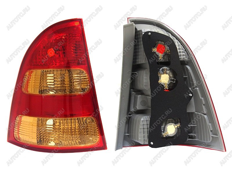 3 699 р. Левый фонарь SAT (13-61)  Toyota Corolla Fielder  E120 (2000-2002) универсал дорестайлинг  с доставкой в г. Керчь