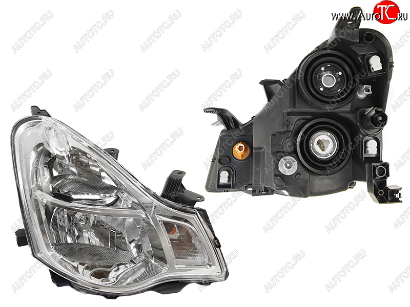 5 199 р. Правая фара передняя SAT  Nissan Almera  G15 (2012-2019) седан  с доставкой в г. Керчь