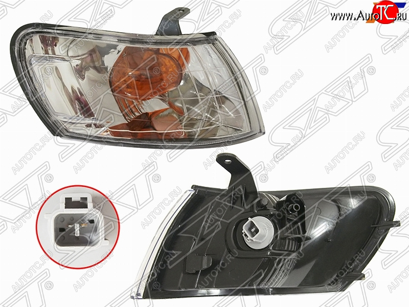 759 р. Правый указатель поворота передний (хрусталь) (13-51) SAT Toyota Corolla E100 универсал (1991-2002)  с доставкой в г. Керчь