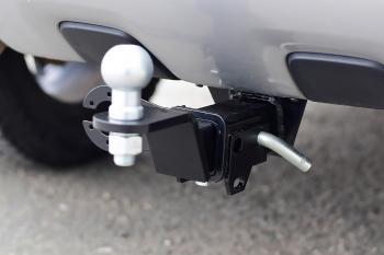 12 559 р. Фаркоп PT GROUP /съемный квадрат/ RENAULT Duster 2012- /Kaptur 2016-/ NISSAN Terrano 2014-(07011501) Renault Duster HS рестайлинг (2015-2021)  с доставкой в г. Керчь. Увеличить фотографию 2