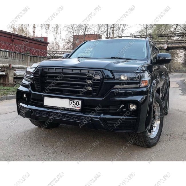16 499 р. Решётка радиатора MV-Tuning Toyota Land Cruiser 200 2-ой рестайлинг (2015-2021) (Неокрашенная)  с доставкой в г. Керчь
