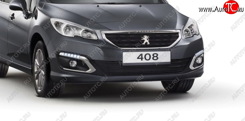 8 799 р. Бампер передний BodyParts  Peugeot 408 (2010-2017)  дорестайлинг (Неокрашенный)  с доставкой в г. Керчь