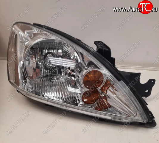 5 549 р. Правая фара (хром, с механическим корректором) GAMMA Mitsubishi Lancer 9 CS седан 2-ой рестайлинг (2005-2009)  с доставкой в г. Керчь