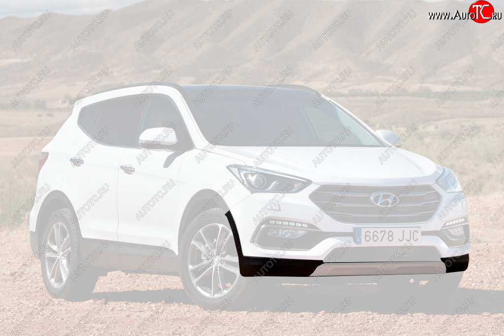 15 749 р. Спойлер переднего бампера HYUNDAI Hyundai Santa Fe DM рестайлинг (2015-2019)  с доставкой в г. Керчь