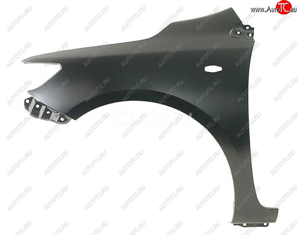 11 999 р. Левое крыло (с отверстием под повторитель поворота) BodyParts  Toyota Corolla  E150 (2006-2010) седан дорестайлинг (Неокрашенное)  с доставкой в г. Керчь
