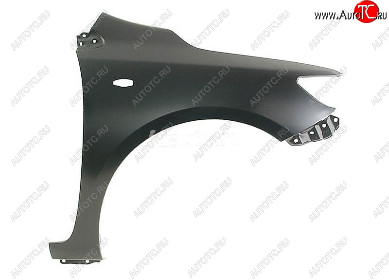 3 899 р. Правое крыло (с отверстием под повторитель поворота) BodyParts  Toyota Corolla  E150 (2006-2010) седан дорестайлинг (Неокрашенное)  с доставкой в г. Керчь