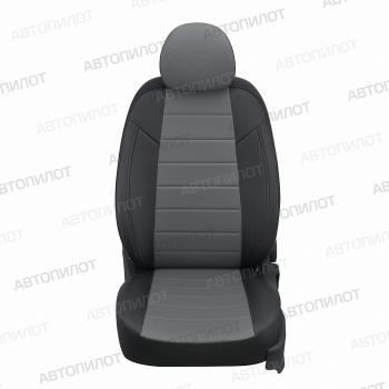 8 249 р. Чехлы сидений (экокожа) Автопилот  Лада нива 4х4 ( 2121,  2121 (Legend)) (2019-2025) Урбан, 3 дв. 2-ой рестайлинг (черный/серый)  с доставкой в г. Керчь. Увеличить фотографию 4