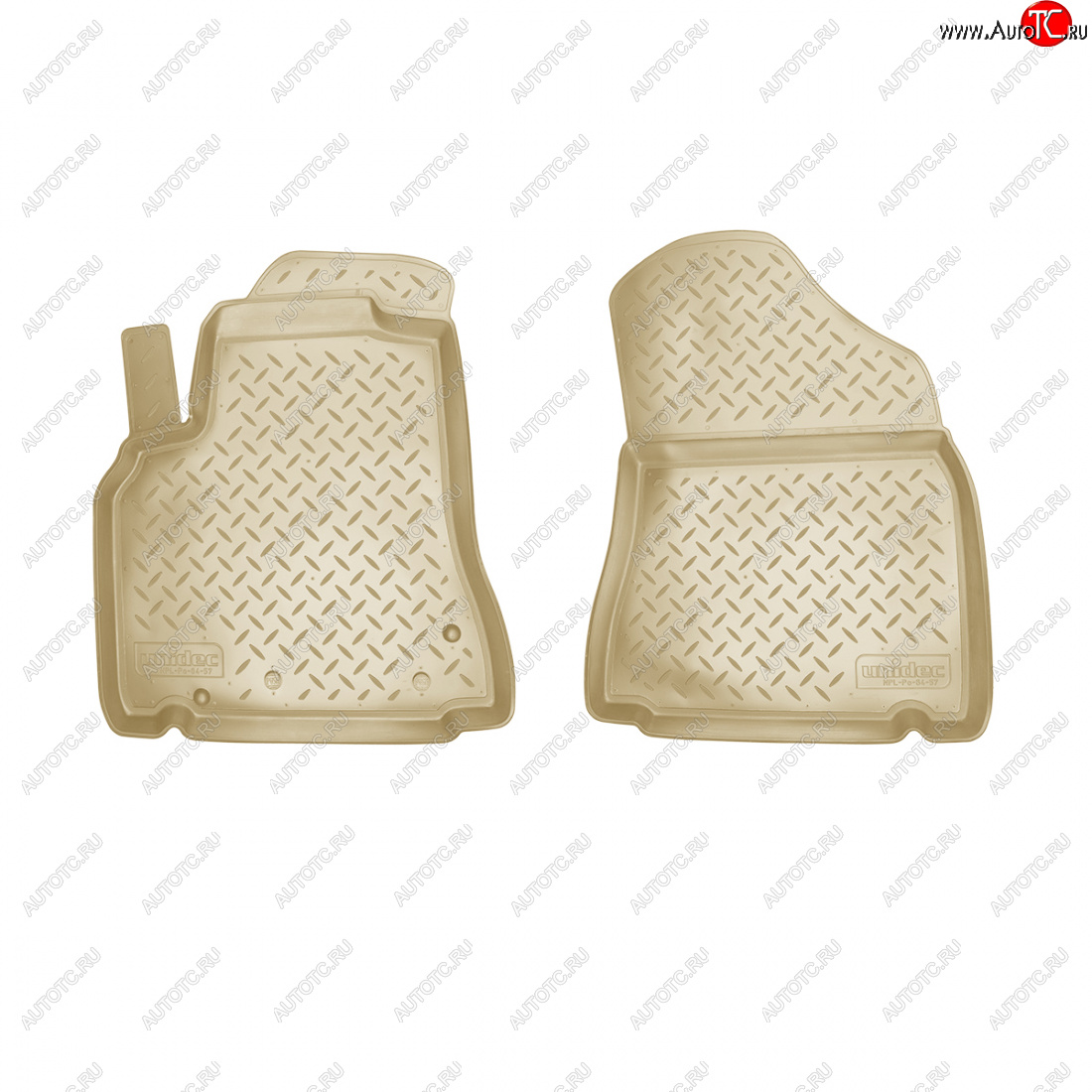 1 839 р. Коврики салонные (пер) Norplast  CITROEN Berlingo  B9 (2015-2022) рестайлинг (бежевый)  с доставкой в г. Керчь