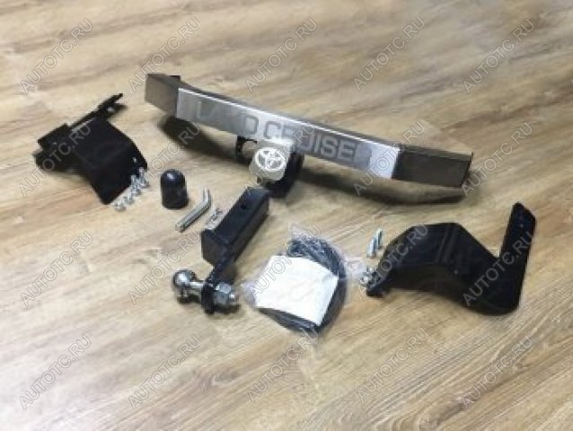 12 849 р. Фаркоп (тягово-сцепное устройство) ТСС Тюнинг  Toyota Land Cruiser  200 (2015-2021) 2-ой рестайлинг (надпись Land Cruiser, шар Е)  с доставкой в г. Керчь