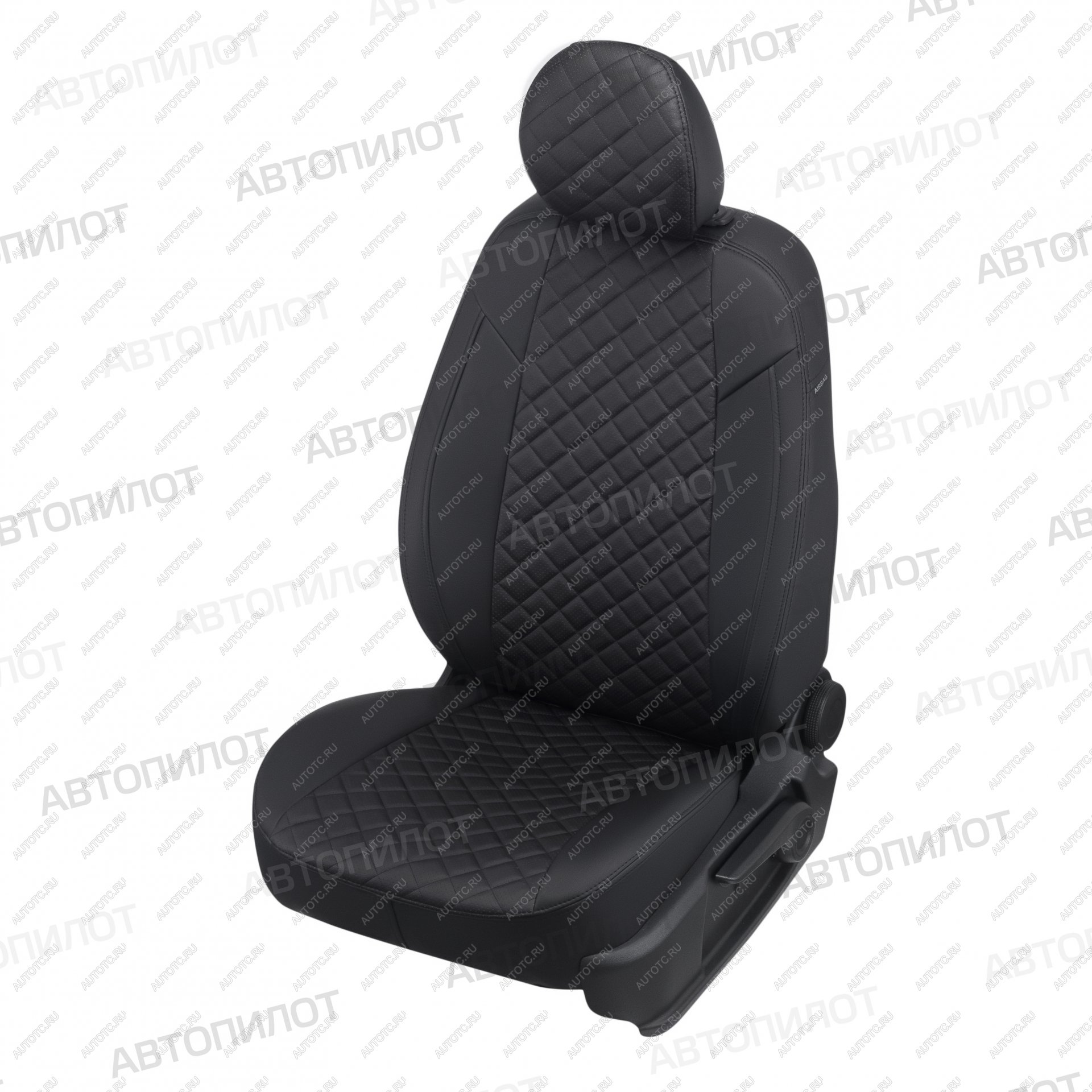8 499 р. Чехлы на сиденья Ромб (экокожа) Автопилот  Chery Tiggo 7 Pro Max  T1E (2022-2025) дорестайлинг, рестайлинг (Черный)  с доставкой в г. Керчь