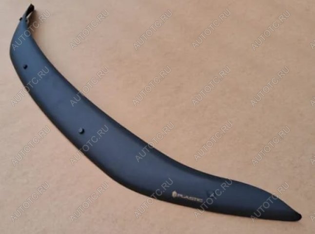 3 499 р. Дефлектор капота CA-Plastic Nissan X-trail 2 T31 дорестайлинг (2007-2011) (Серия Strong черная)  с доставкой в г. Керчь