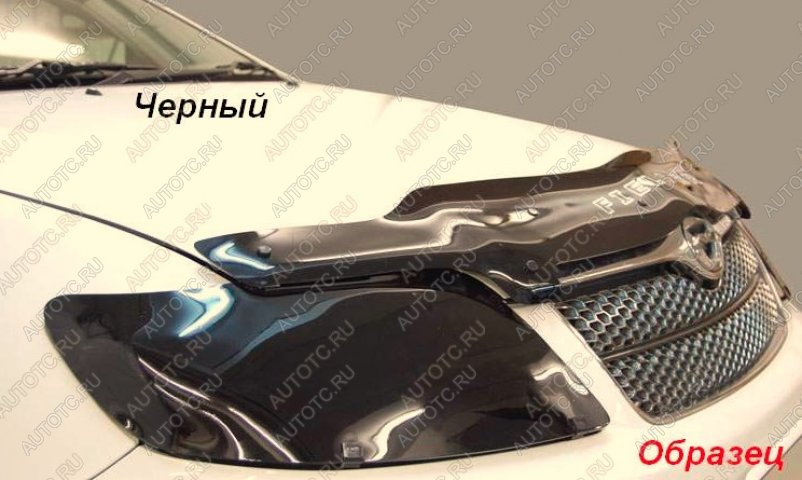 1 999 р. Защита фар CA-Plastic Nissan Terrano D10 рестайлинг (2016-2022) (Classic черный)  с доставкой в г. Керчь