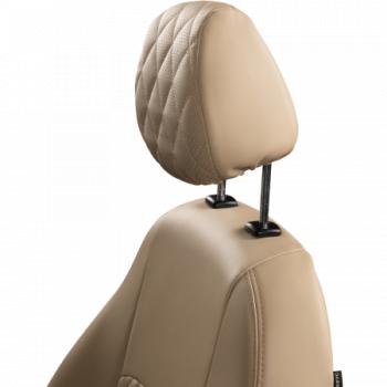 6 399 р. Комплект чехлов для сидений (ЦЗС Илана+Орегон) ТУРИН ст РОМБ Lord Autofashion Лада 2107 (1982-2012) (бежевый, вставка бежевая, строчка бежевая)  с доставкой в г. Керчь. Увеличить фотографию 2